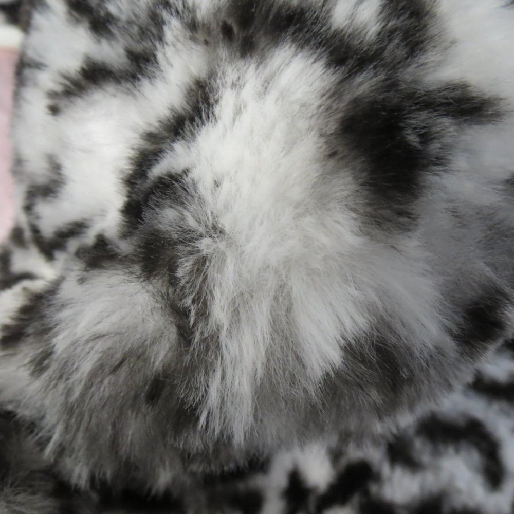 CHASING FIREFLIES - FAUX FUR - ANIMAL PRINT JACKET - SIZE 12 - Picture 3 of 5